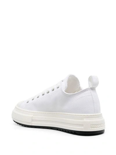 Shop Dsquared2 Sneakers With Logo In White
