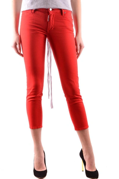 Shop Dsquared2 Jeans In Red
