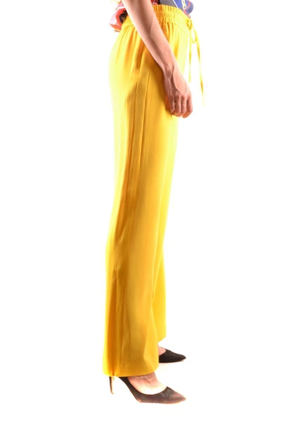 Shop Red Valentino Trousers In Yellow