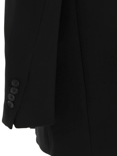 Shop Khaite 'tanner' Blazer Jacket In Black