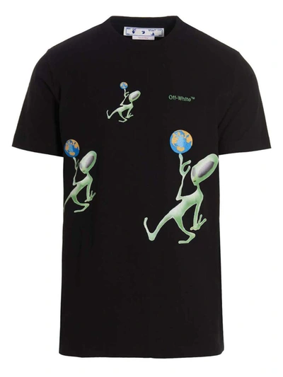 Shop Off-white T-shirt 'alien Arrow' In Black