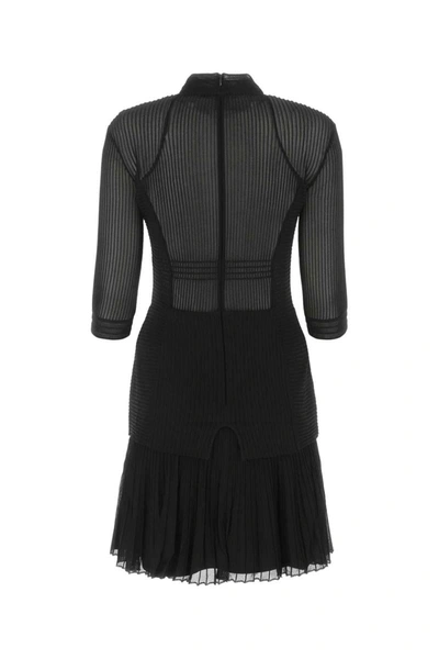 Givenchy Women Black Stretch Viscose Blend Mini Dress