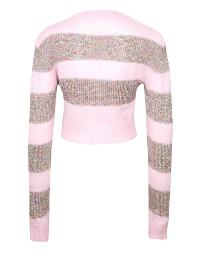 Shop Marni Knitted Cardigan In Multicolor