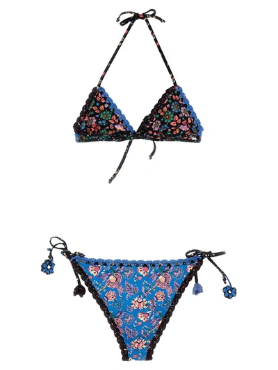 Shop Anjuna 'carina' Reversible Bikini In Multicolor