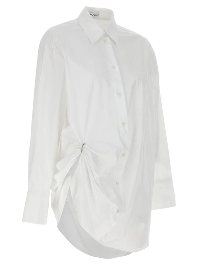 Shop Jw Anderson J.w. Anderson Oversize Eyelets Shirt In White