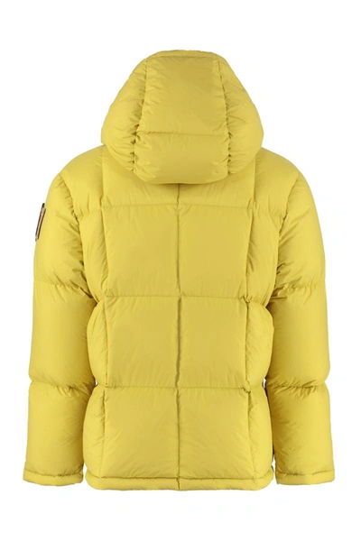 Shop Moncler Genius 1 Moncler Jw Anderson - Wintefold Short Down Jacket In Yellow