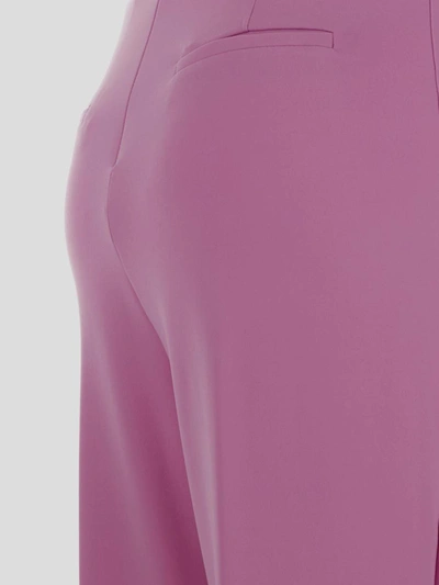 Shop Sportmax Trousers In <p> Trousers In Pink Polyamide With Side Zip Closure