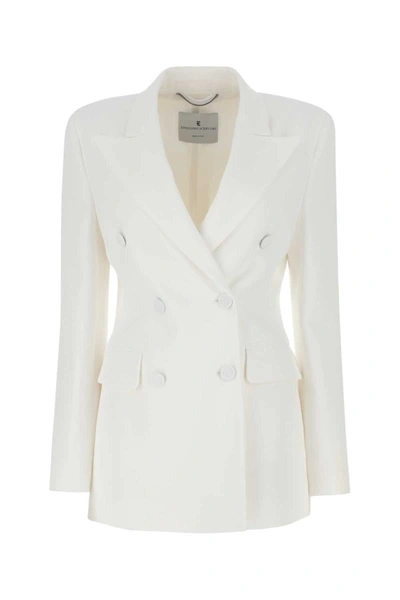 Shop Ermanno Scervino Jackets And Vests In White