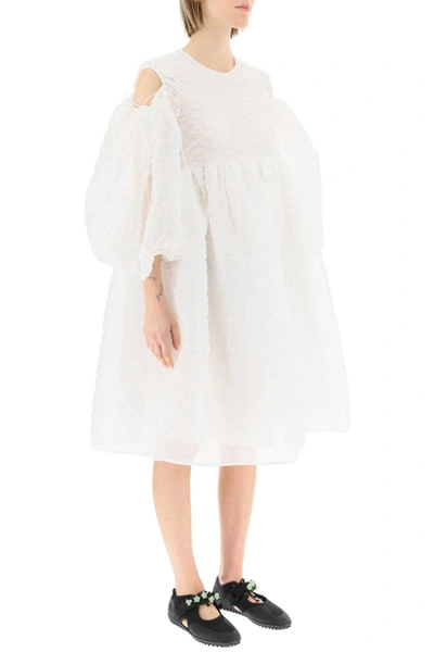 Shop Cecilie Bahnsen 'janessa' Dress In White