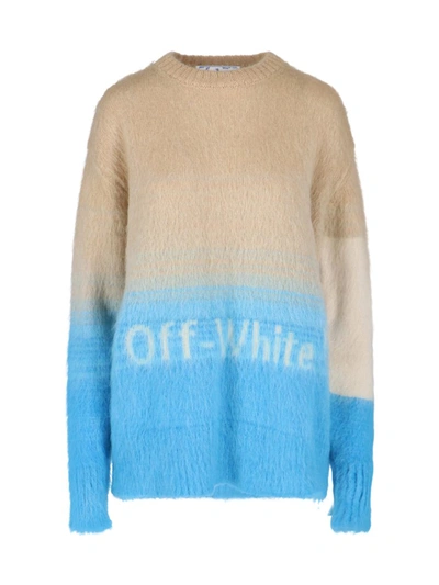 Shop Off-white Sweaters In Beige