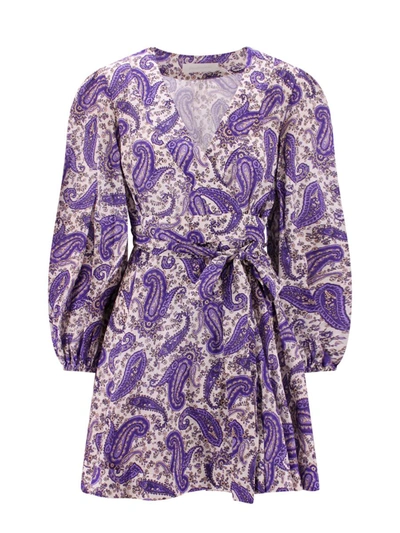 Shop Zimmermann Dress In Purple