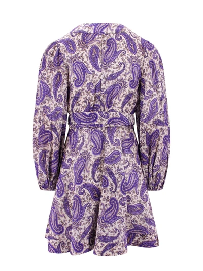 Shop Zimmermann Dress In Purple
