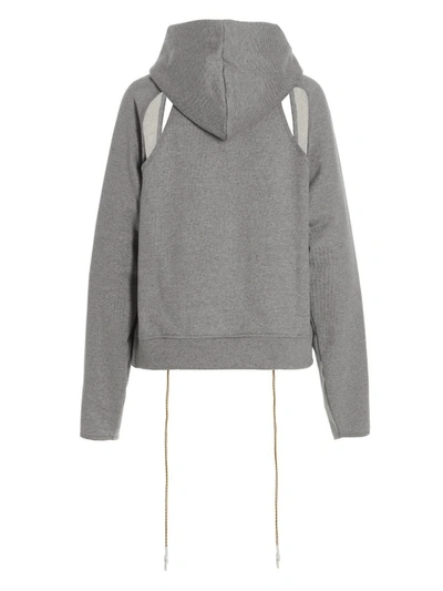 Shop Andersson Bell Logo Hoodie In Gray