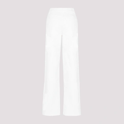 Shop Jil Sander Cotton Jeans In White