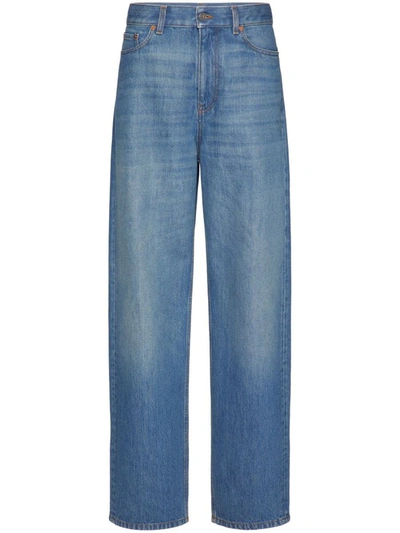 Shop Valentino Jeans Clothing In Blue
