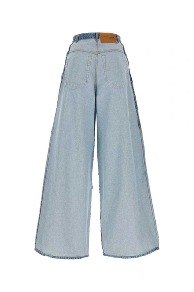 Shop Vetements Jeans In Light Blue