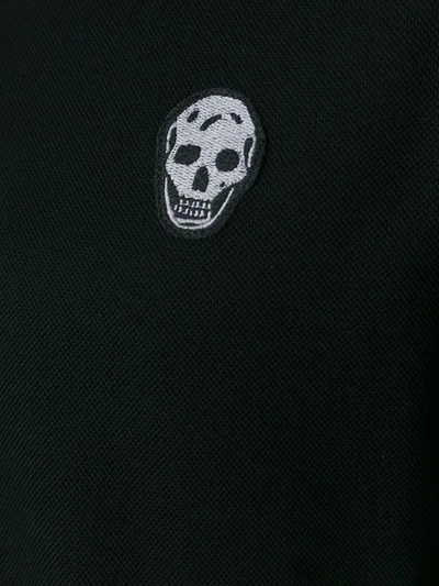 Shop Alexander Mcqueen Skull Patch Polo Shirt