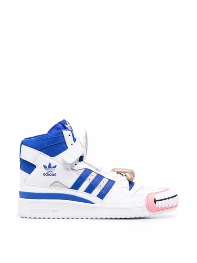 Shop Adidas Originals Adidas Adidas Forum High X Kerwin Frost Humanarchives Sneakers In White
