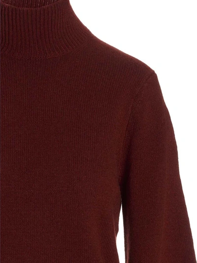 Shop Chloé Balloon Sleeves Sweater In Red