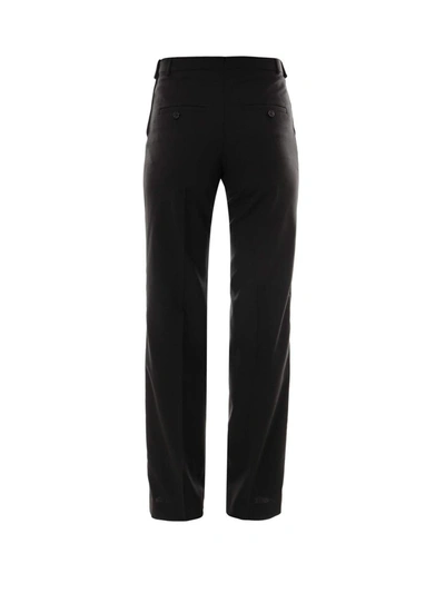 Shop Burberry Trouser In Black