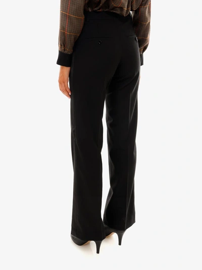 Shop Burberry Trouser In Black