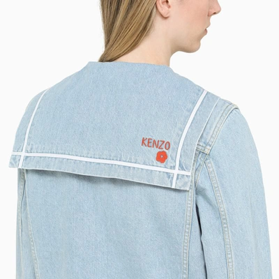 Shop Kenzo Saylon Denim Jacket In Blue