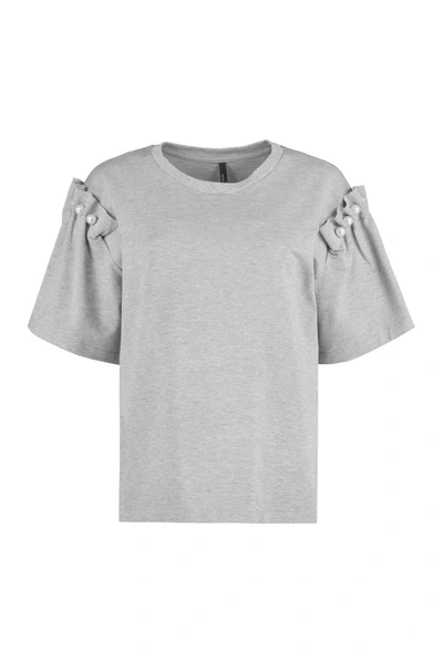 Shop Mother Of Pearl Amber Crew-neck T-shirt In Grey