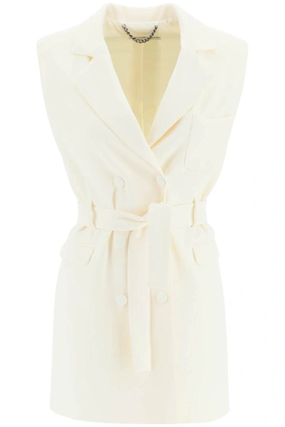 Shop Mvp Wardrobe 'cabana' Double Breasted Mini Dress In White