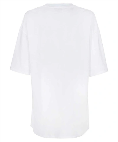 Shop Max Mara Carlo Cotton T-shirt In White