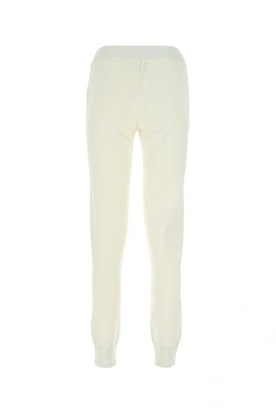 Shop Bottega Veneta Pants In White