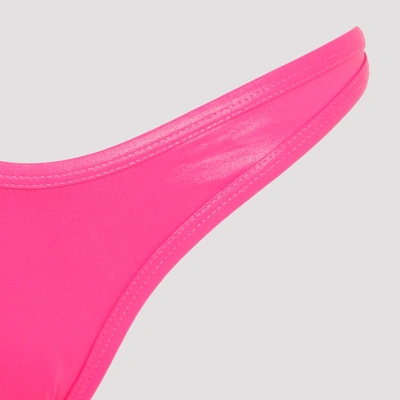 Shop Attico The   Cut-out Bikini Swimwear In Pink &amp; Purple