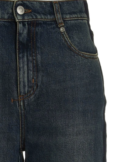 Shop Alexander Mcqueen Jeans 'baggy Boyfriend' In Blue