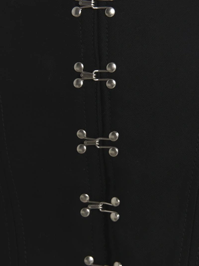 Shop Dion Lee 'corset Carter' Skirt In Black