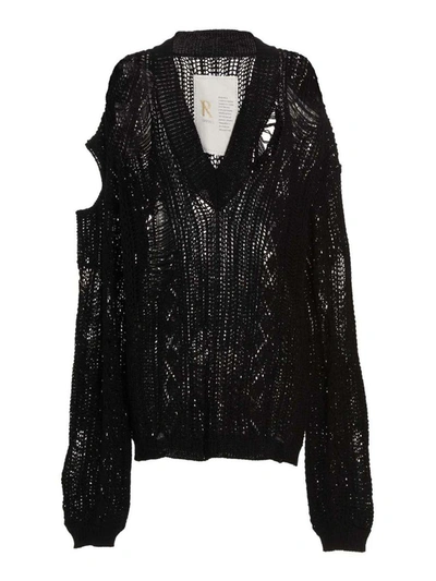 Shop Ramael 'lux' Sweater In Black