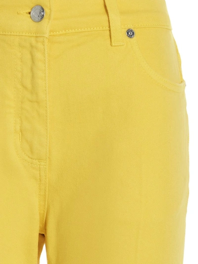 Shop Etro Flared Jeans In Yellow