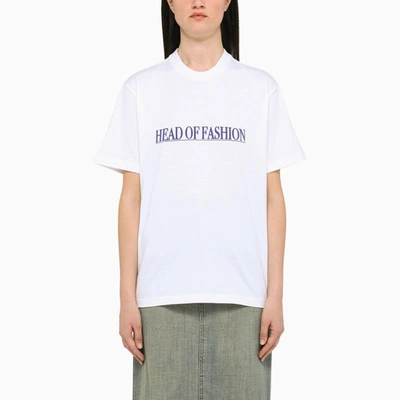 Shop Sunnei Head Of Fashion T-shirt In White