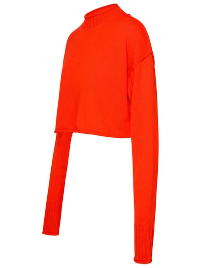 Shop Sportmax Orange Cashmere Blend Maiorca Sweater