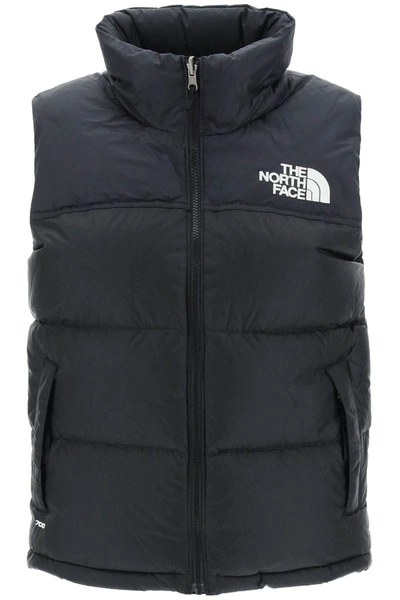 Shop The North Face Retro Nuptse Down Vest In Black