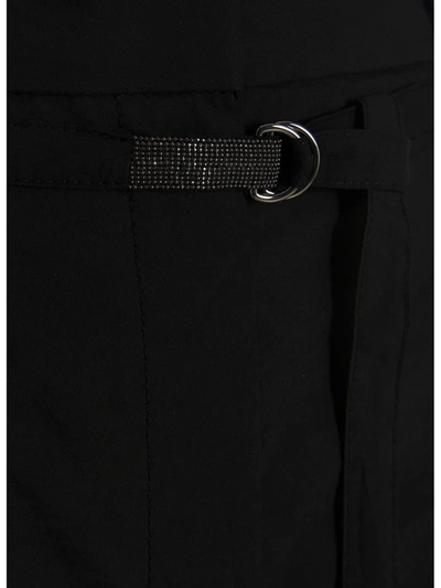 Shop Brunello Cucinelli Techno Cotton Pants In Black