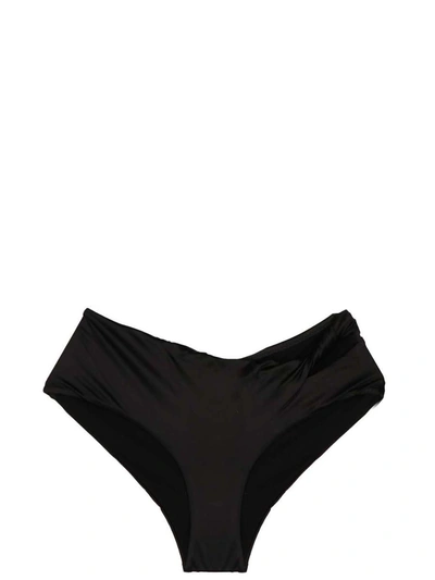 Shop Versace Bikini Briefs With Knot In Black