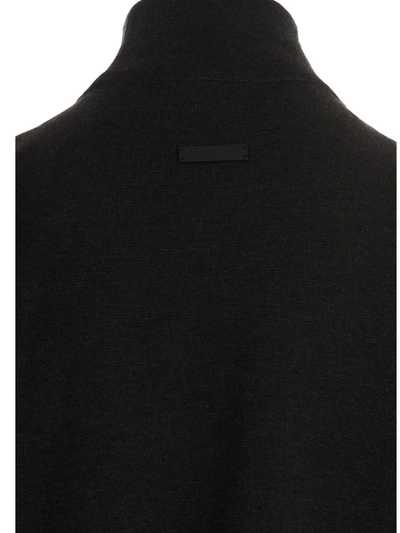 Shop Fear Of God High Neck Sweater In Gray