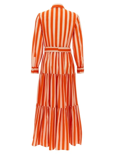 Shop La Doublej 'asymmetric' Dress In Multicolor