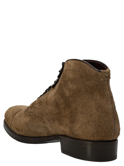 Shop Lidfort Suede Lace-up Ankle Boots In Brown