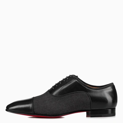 Shop Christian Louboutin Greggo City Shoes Black/anthracite In