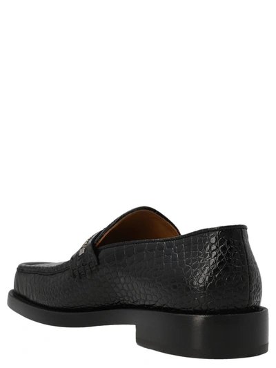 Shop Magliano 'zipped Monster' Loafers In Black