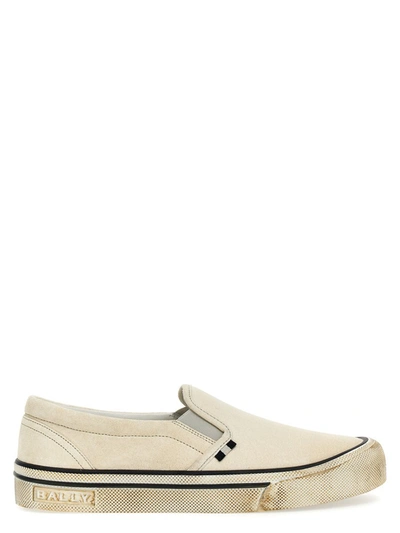 Shop Bally 'leory' Sneakers In Beige