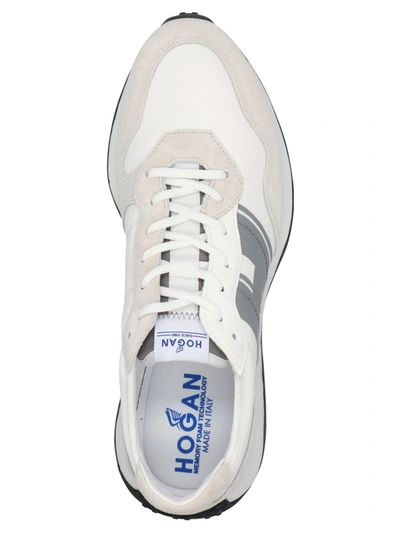 Shop Hogan 'h601' Sneakers In Gray