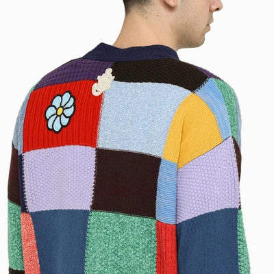 Shop Moncler Genius 1 Moncler Jw Anderson Patchwork Cardigan In Multicolor