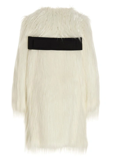 Shop Alabama Muse 'kate' Faux Fur Coat In White