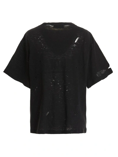 Shop Dsquared2 T-shirt 'd2 Goth Iron' In Gray